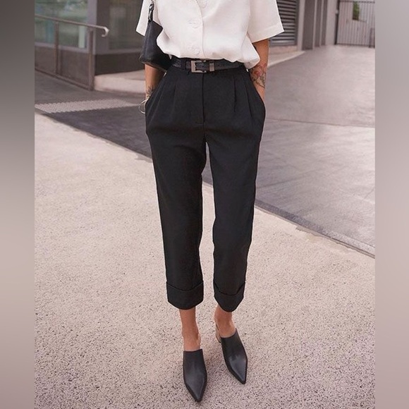 Clark’s Ellanie Pace Black leather heeled mules - Picture 1 of 6